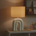 Haze Bordslampa Beige/Vit Haze Bordslampa Beige/Vit