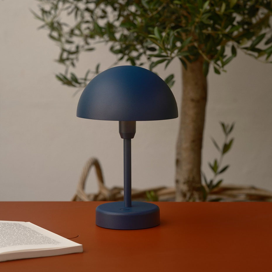 Ellen To-Go Portabel Bordslampa Blå