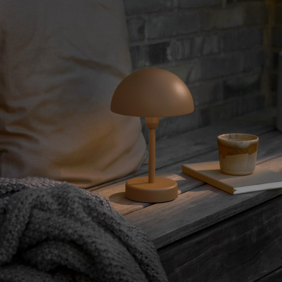 Ellen To-Go Portabel Bordslampa Brun