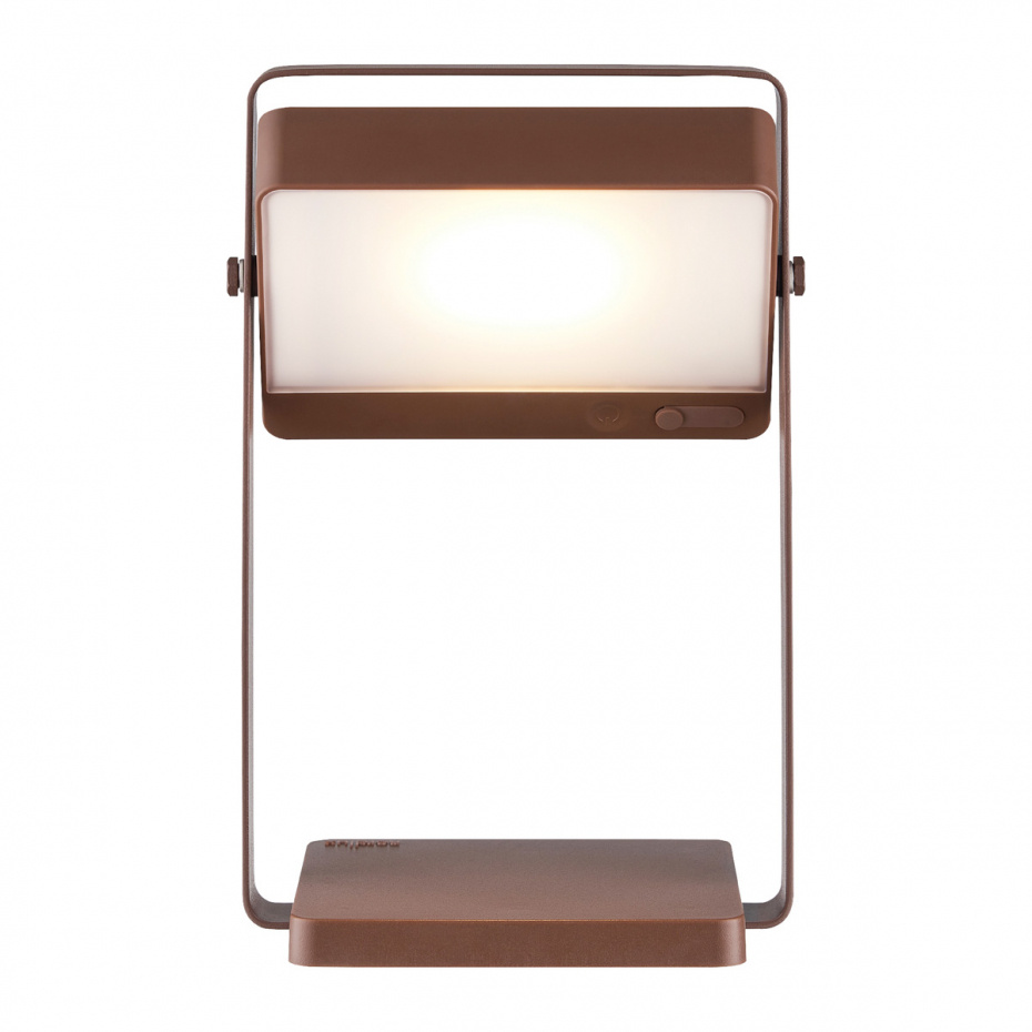 Saulio Solar Portabel Bordslampa Brun