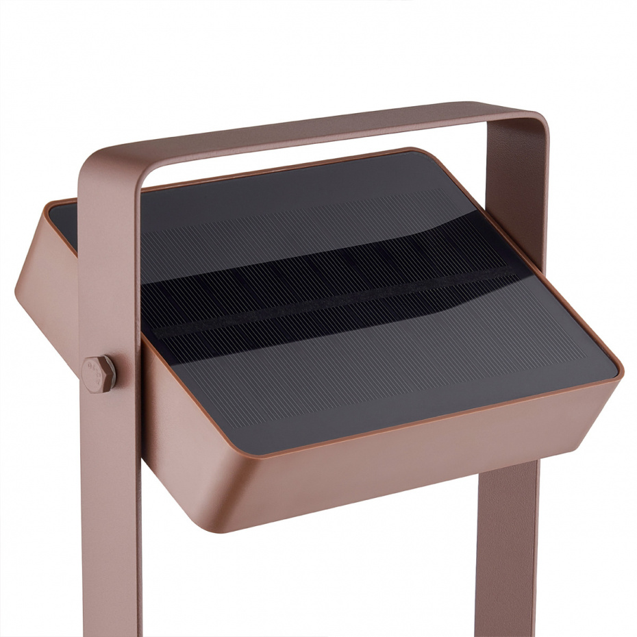 Saulio Solar Portabel Bordslampa Brun