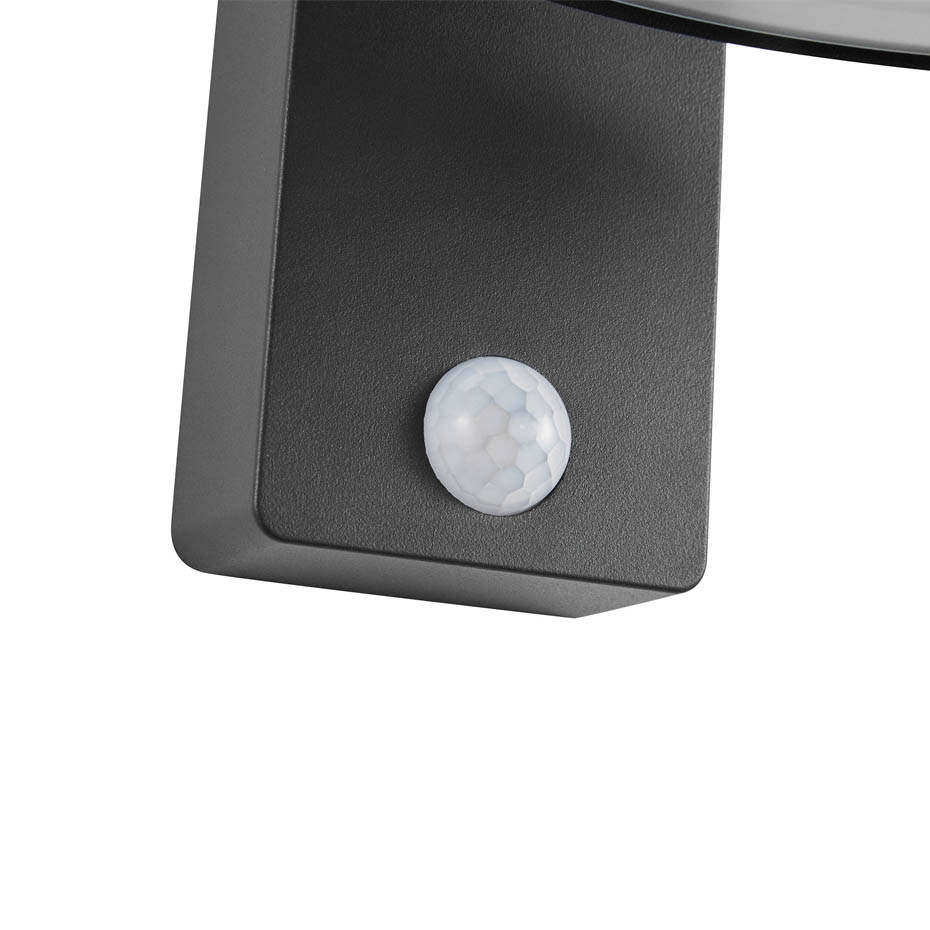 Justina Solar Vägglampa Antracit