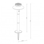 Justina Solar Pollare Svart Justina Solar Pollare Svart