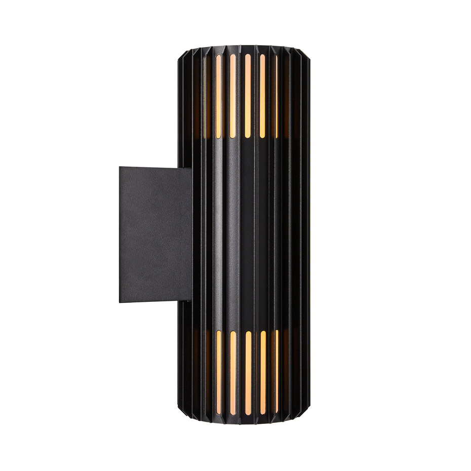 Aludra Double Vägglampa Seaside Svart