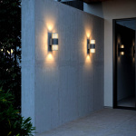 Aludra Double Vägglampa Seaside Svart Aludra Double Vägglampa Seaside Svart