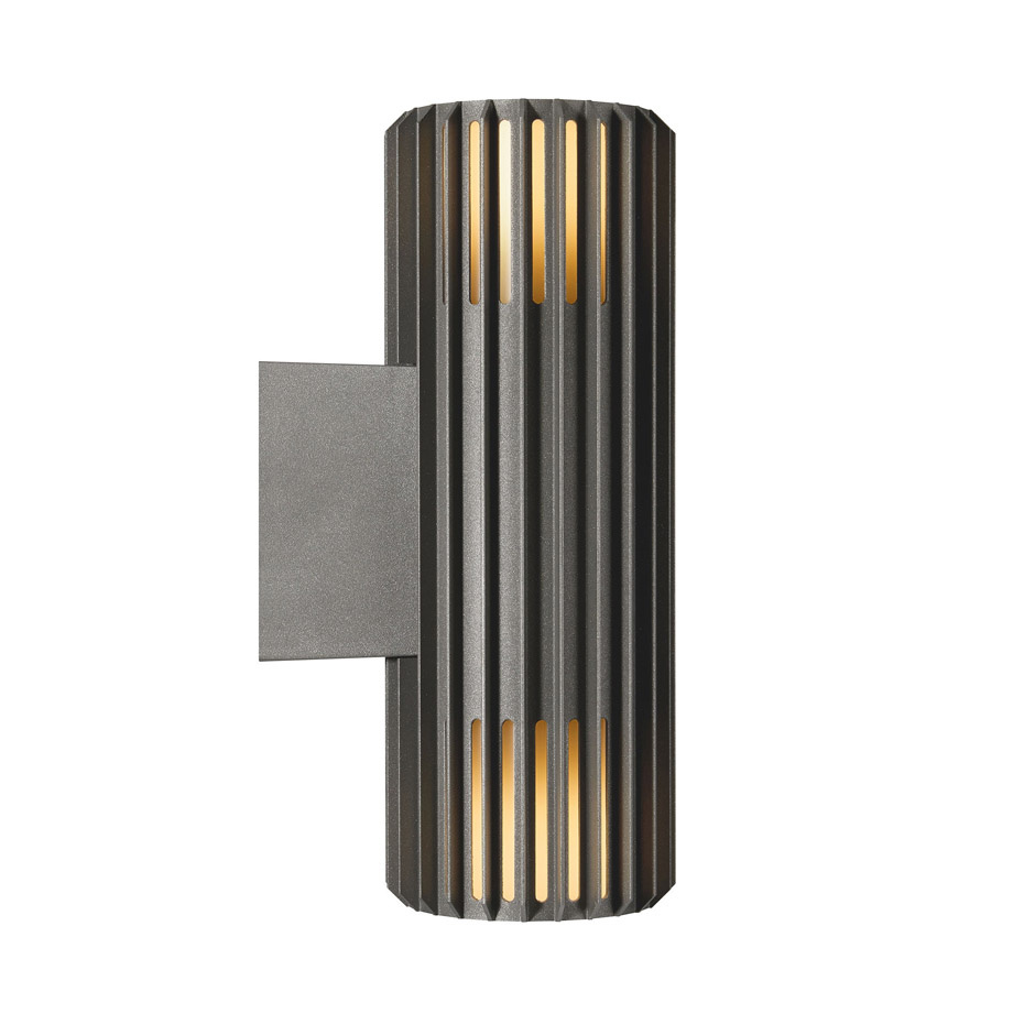 Aludra Double Vägglampa Seaside Antracit