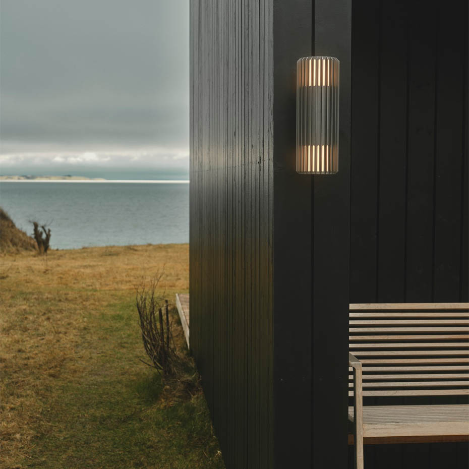 Aludra Double Vägglampa Seaside Antracit