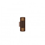 Aludra Double Vägglampa Seaside Metallisk Brun Aludra Double Vägglampa Seaside Metallisk Brun