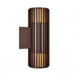 Aludra Double Vägglampa Seaside Metallisk Brun Aludra Double Vägglampa Seaside Metallisk Brun