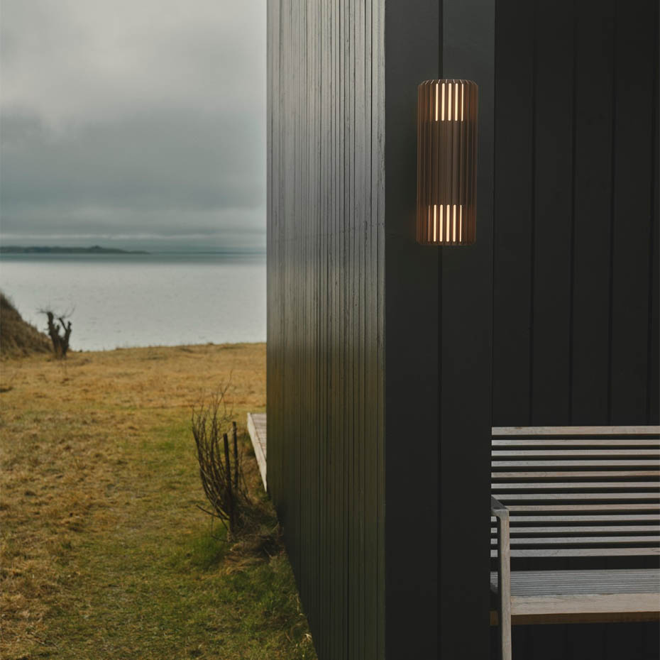 Aludra Double Vägglampa Seaside Metallisk Brun