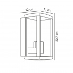 Luchy Vägglampa Svart Luchy Vägglampa Svart