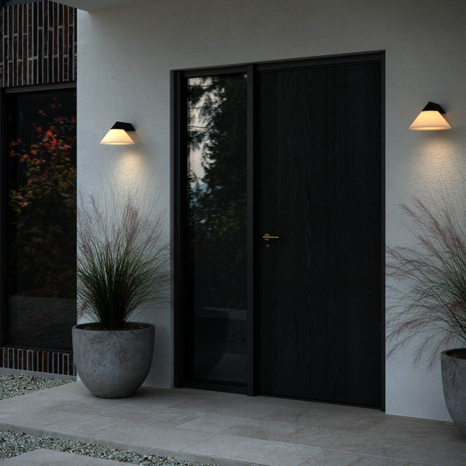 Linas Vägglampa Svart