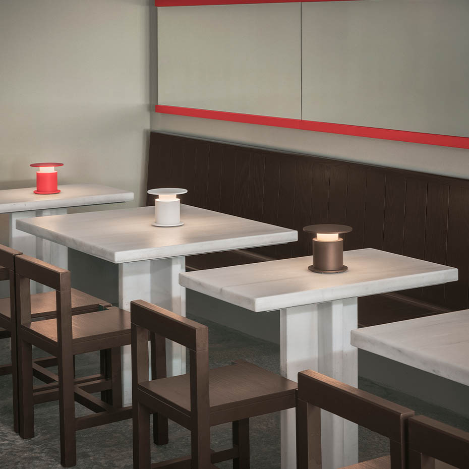 Faro w241 Portable Bordslampa Grey White