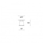 Faro w241 Portable Bordslampa Black Grey Faro w241 Portable Bordslampa Black Grey