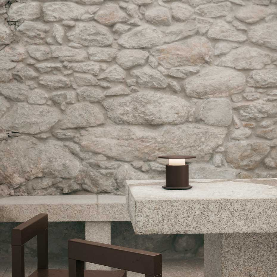 Faro w241 Portable Bordslampa Chocolate Brown