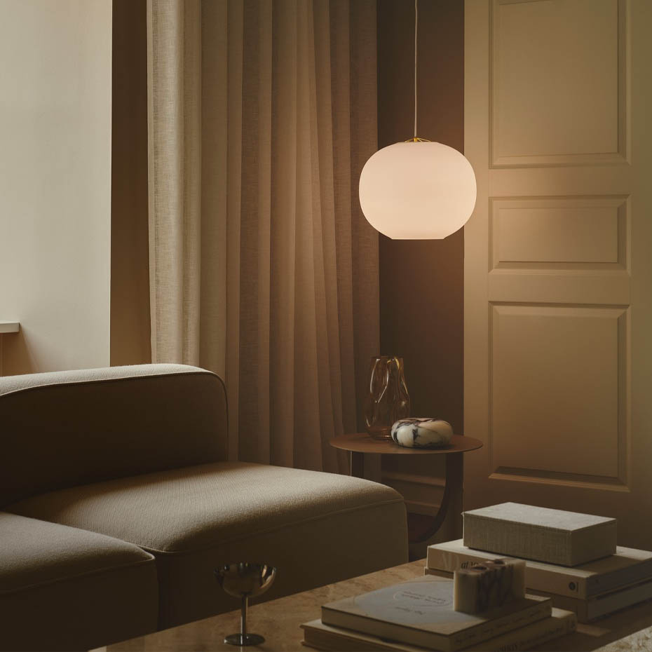 Navone 40 Pendel Opalglas