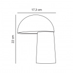 Faye Portabel Bordslampa Beige Faye Portabel Bordslampa Beige