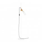 Stav Golvlampa 1 Mattvit/Rå mässing Stav Golvlampa 1 Mattvit/Rå mässing