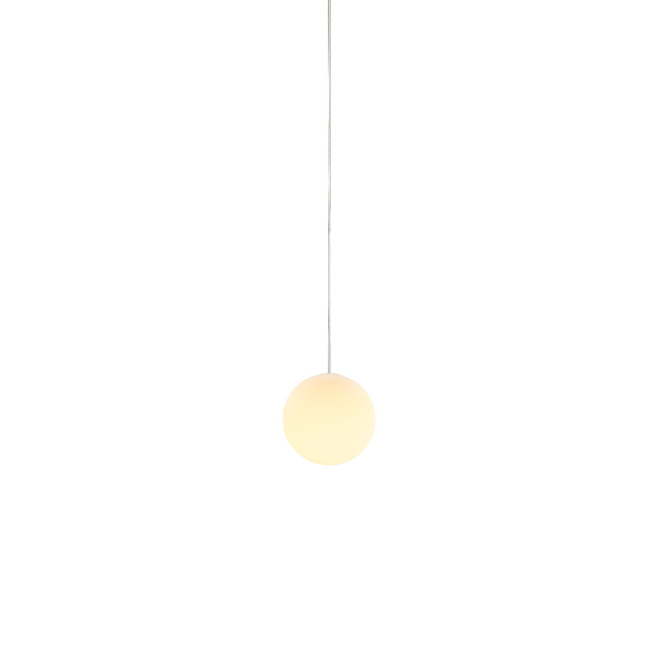 Luna Lamp Pendel Small White