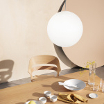 Luna Lamp Pendel Small White Luna Lamp Pendel Small White