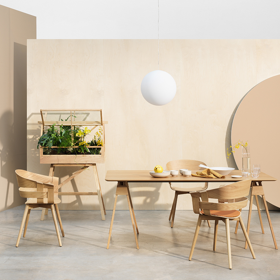 Luna Lamp Pendel Medium White