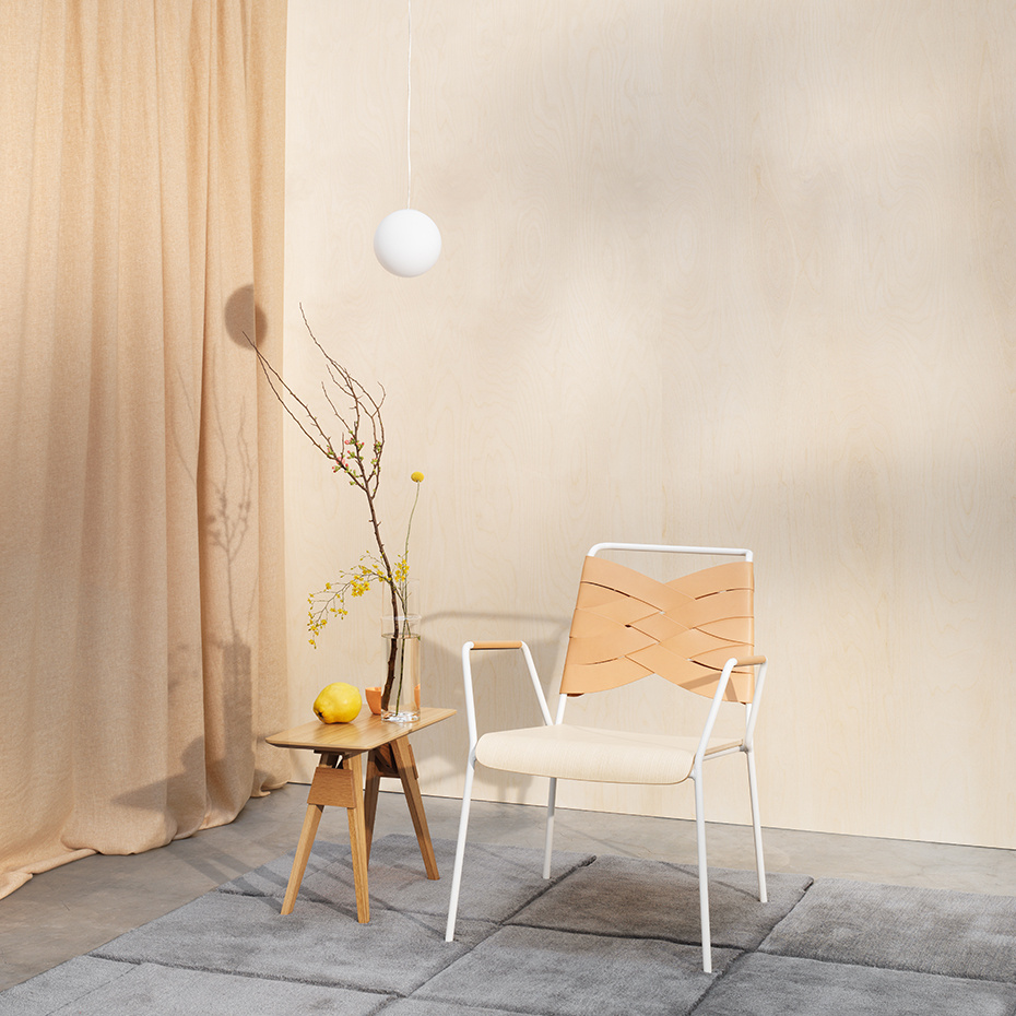 Luna Lamp Pendel Medium White