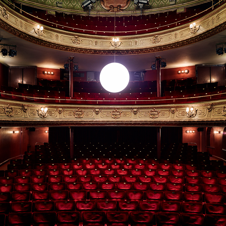 Luna Lamp Pendel Large White