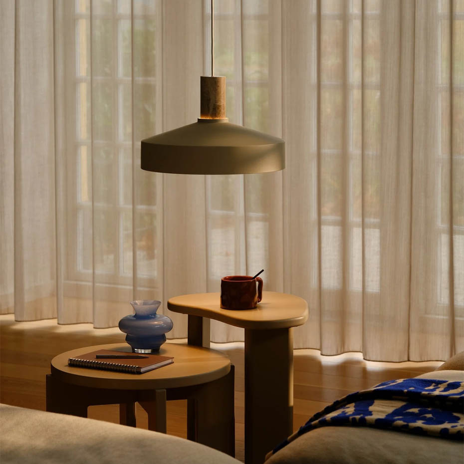 Elvas Marble Pendel Beige