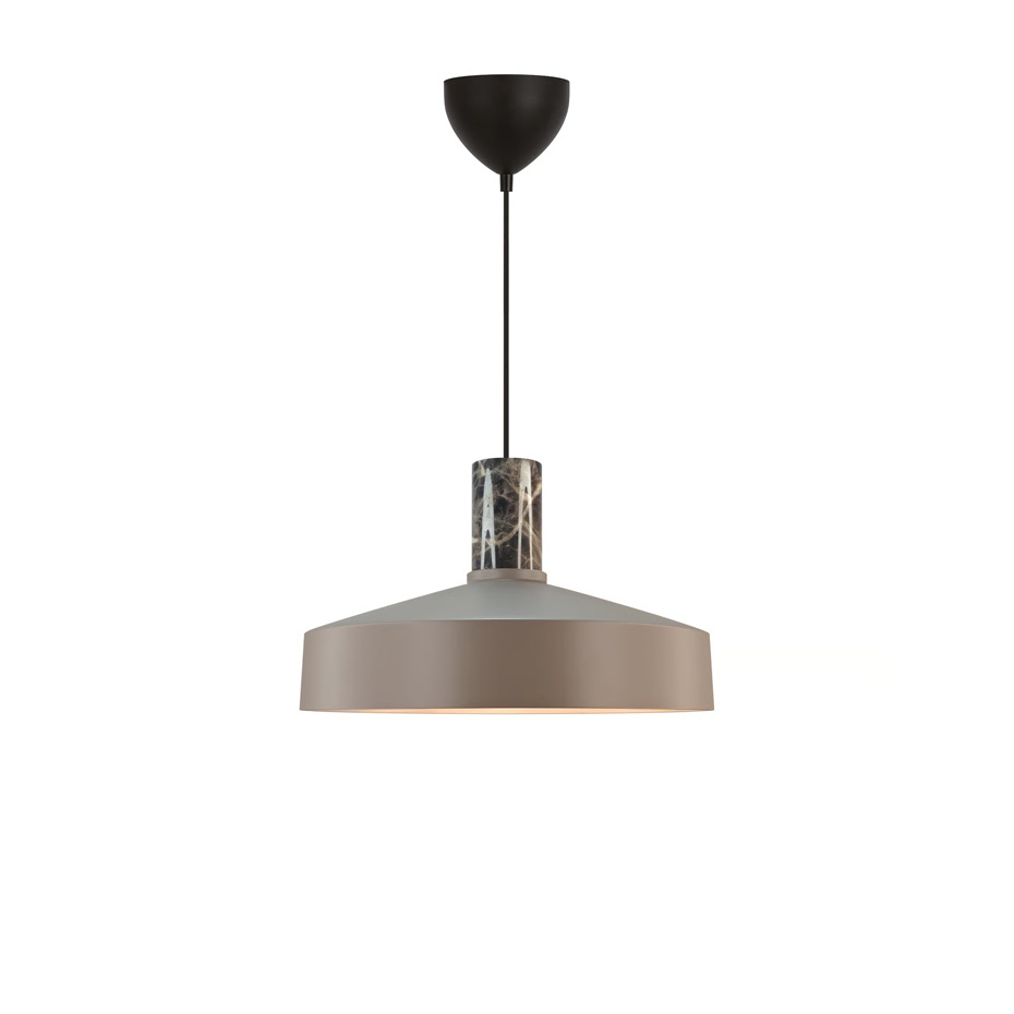 Elvas Marble Pendel Ljus Brun