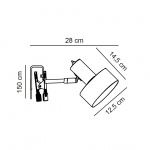 Matis Klämlampa Vit Matis Klämlampa Vit