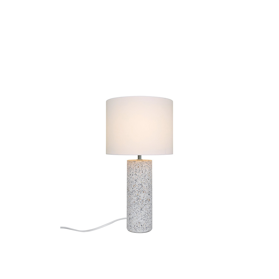 Antiga Bordslampa Vit