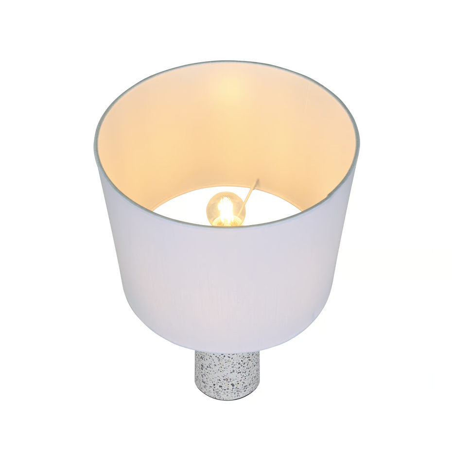 Antiga Bordslampa Vit