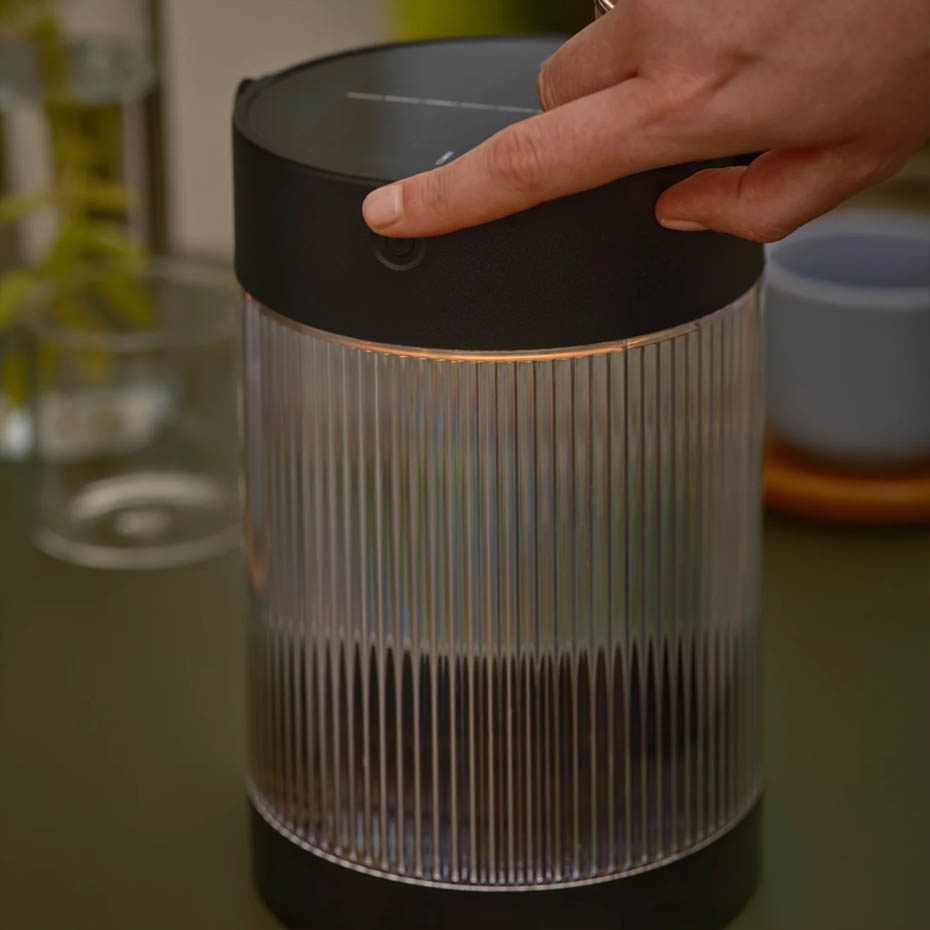 Coupar Solar Portabel Bordslampa Svart