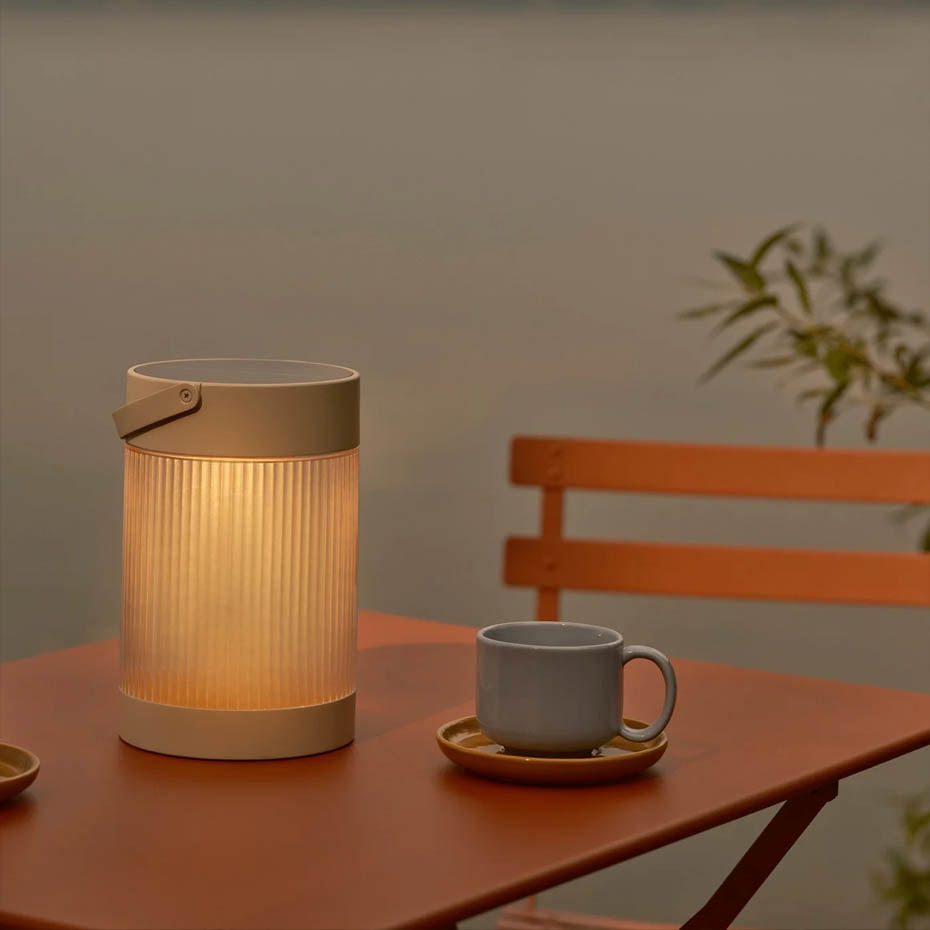 Coupar Solar Portabel Bordslampa Sand