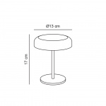 Elmer Solar Portabel Bordslampa Svart Elmer Solar Portabel Bordslampa Svart