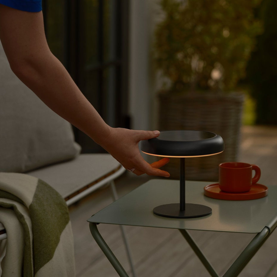 Elmer Solar Portabel Bordslampa Svart