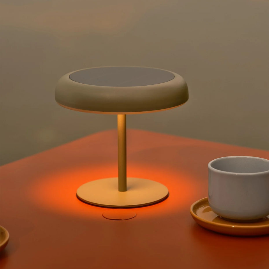 Elmer Solar Portabel Bordslampa Grön