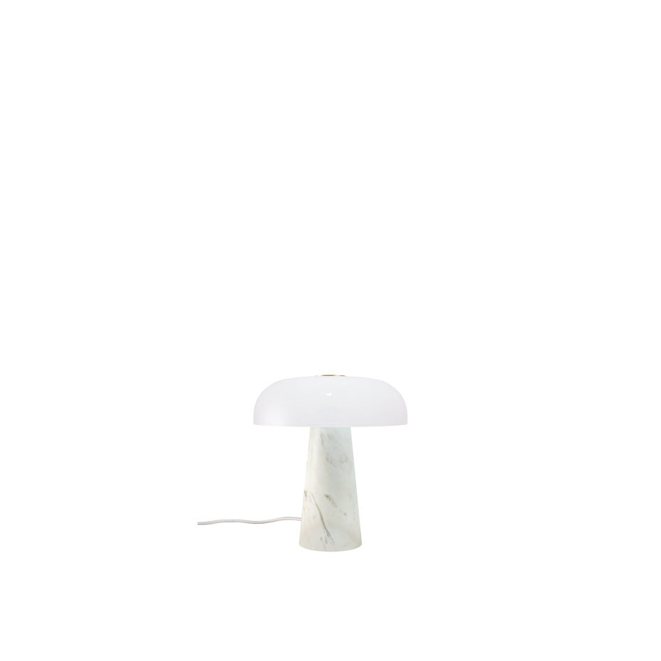 Glossy Mini Bordslampa Vit