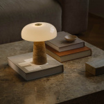 Glossy Mini Bordslampa Beige Glossy Mini Bordslampa Beige