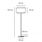 Takai Golvlampa Beige Takai Golvlampa Beige