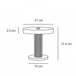 Trezzi Portabel Bordslampa Vit Trezzi Portabel Bordslampa Vit