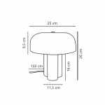 Sandro Bordslampa Gul Sandro Bordslampa Gul