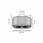 Vivienne Plafond Svart Vivienne Plafond Svart