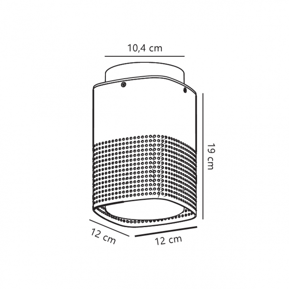 Sidara Plafond Seaside Metallisk Brun