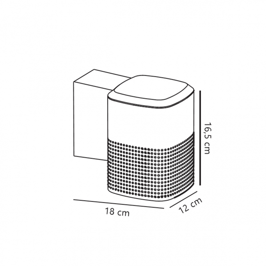 Sidara Vägglampa Seaside Svart