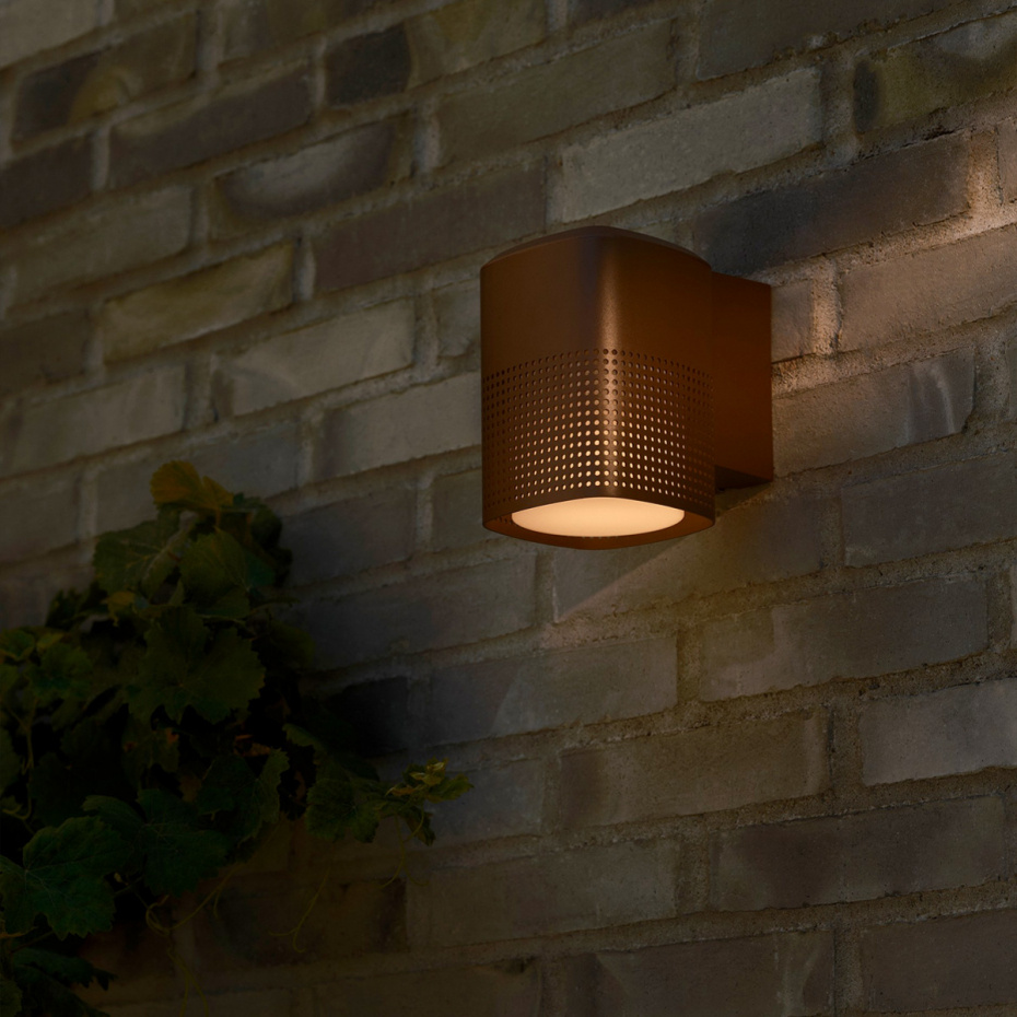 Sidara Vägglampa Seaside Metallisk Brun