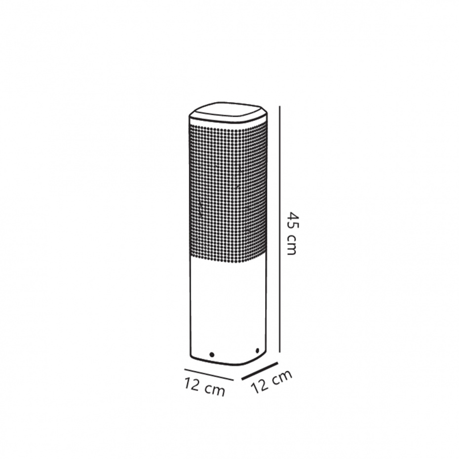 Sidara 45 Pollare Seaside Antracit