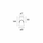 Cast W261 C Taklampa Traffic White Cast W261 C Taklampa Traffic White