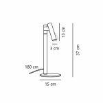 Makoto Bordslampa Satin Krom Makoto Bordslampa Satin Krom