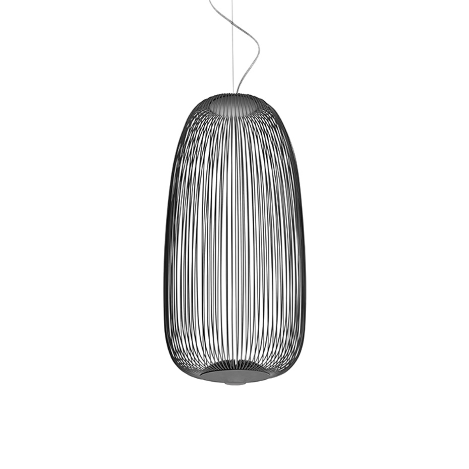 Foscarini Spokes Pendel 1 LED Grafite